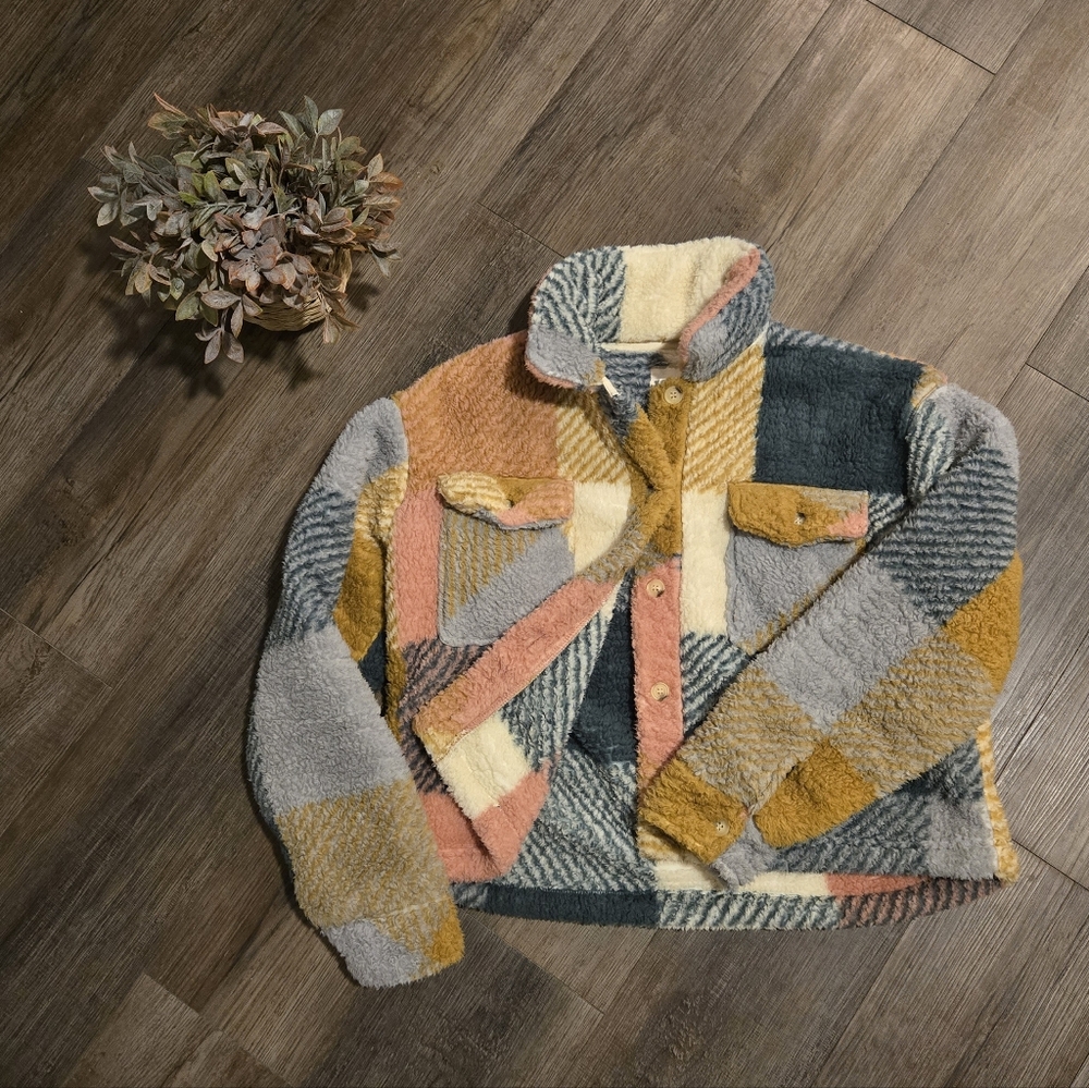 ▪︎Thread+Supply▪︎ Multicolor Sherpa Jacket